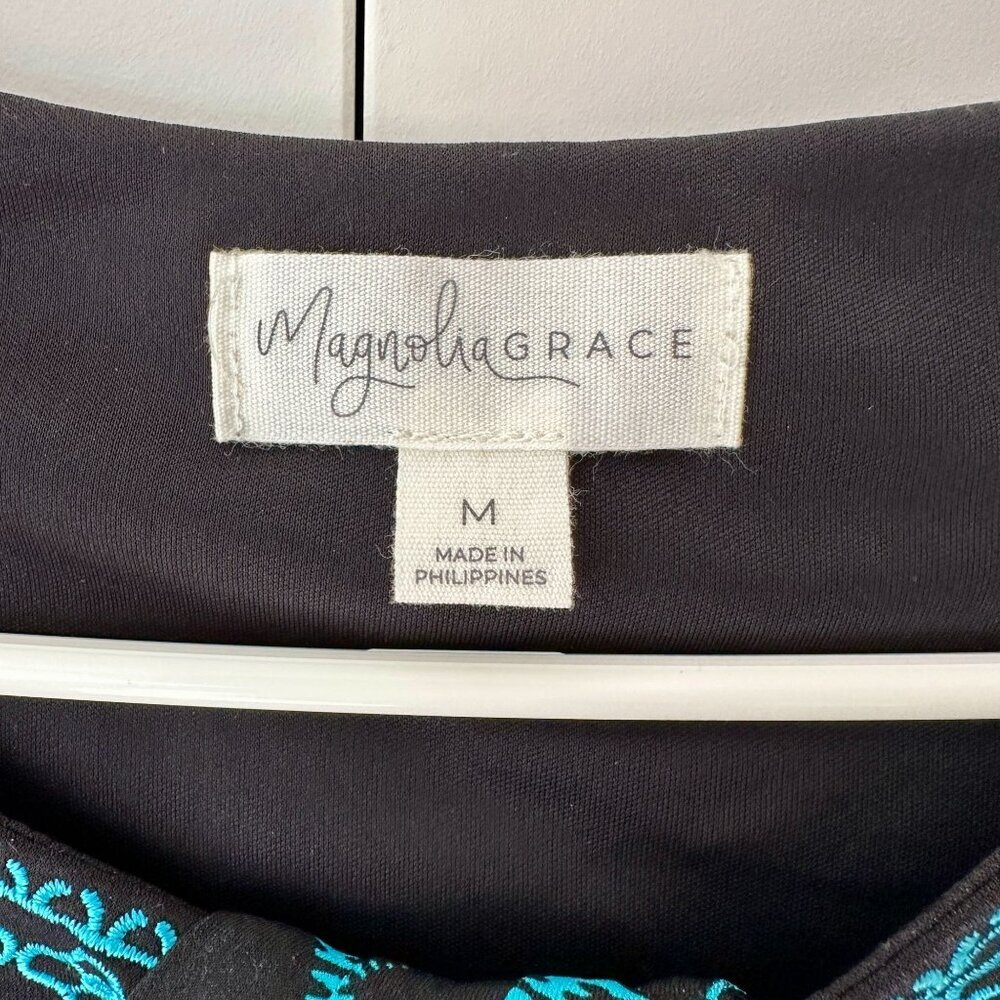 Little Black Dress with Pop of Color Sleeveless  Dress Size M Shift Sheath - Picture 6 of 16